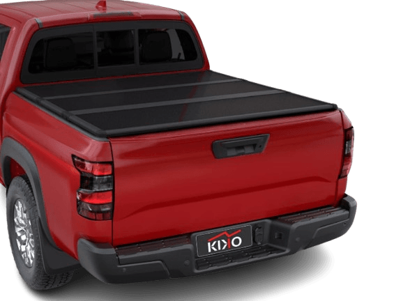Kikito Professional FRP Hard Tri-Fold Truck Bed Tonneau Cover for 2005-2025 Frontier 6ft (73.3in) Bed |for Models with or Without The Utili-Track System|